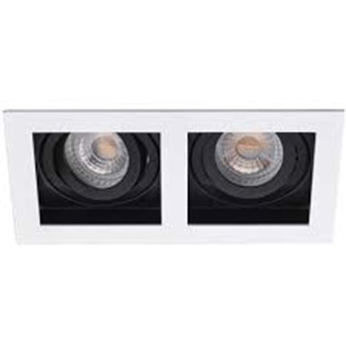 JUPİTER JH640 2 Lİ HAREKETLİ SPOT GU5.3 BEYAZ SIVA ALTI ( AMPUL DAHİL DEĞİLDİR)