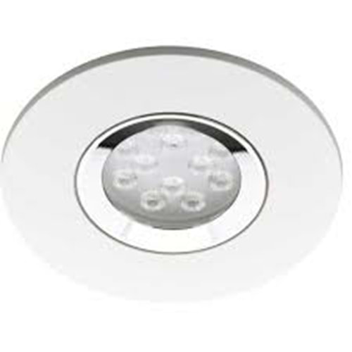 JUPİTER JH696 SABİT SPOT BEYAZ amp; KROM KASA SIVA ALTI ( AMPUL DAHİL DEĞİLDİR)
