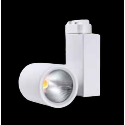 JUPİTER LR468 40W 3000K 4000LM ALUMINYUM BEYAZ MONOFAZE SOKETLİ LED RAY SPOT