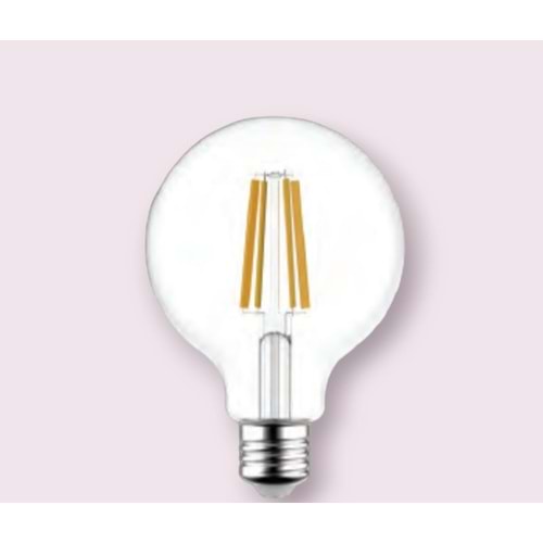 KENDAL KES506 6W 2700K E27 DUYLU LED FLAMANLI AMPUL(G95)