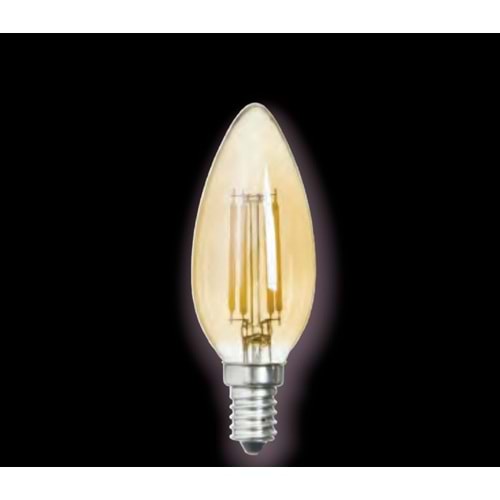 KENDAL KES601 4W 2700K E14 DUYLU LED FLAMANLI BUJİ AMPUL