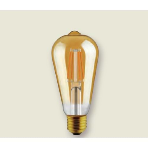 KENDAL KES615 8W 2700K E27 DUY LED FLAMANLI AMPUL(ST64)
