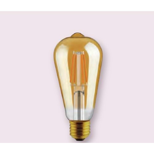 KENDAL KES616 4W 2700K E27 DUY LED FLAMANLI AMPUL(ST64)
