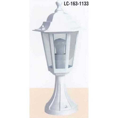 LC-163-1133 BEYAZ ALUMINYUM E27 DUYLU DUVAR ÜSTÜ APLİK