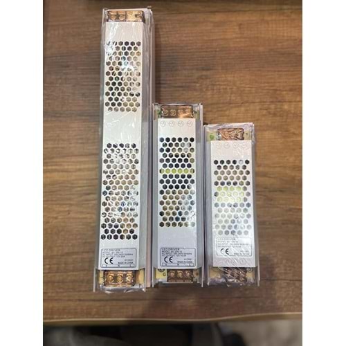 LED DRİVER ULTRA SLIM ŞERİT LED TRAFOSU 220V 10AMPER