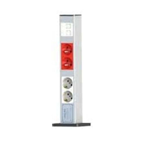 MONTAJLI DİKEY BÜROTİK BLOKLAR 72121-DT 2UPS*1ŞBK*2DATA*1TEL