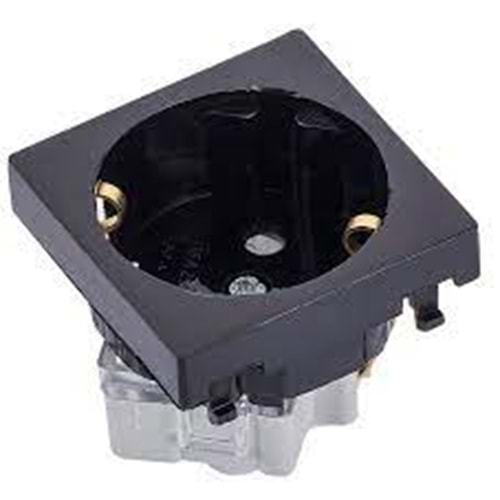 NE-AD 2006-S 45X45 MM ŞEBEKE PRİZ(45) SİYAH