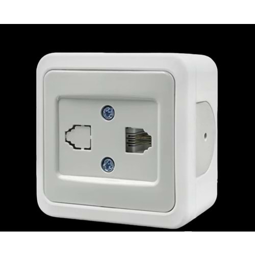 NE-AD 92-51-11-1 TEKLİ NUMERİS TELEFON PRİZİ[RJ11]