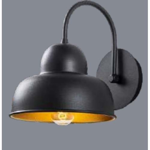 NOAS YL-180BLACK-A SİYAH KASA DEKORATİF DUVAR APLİK