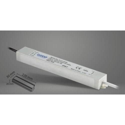 NOAS YL31-0036 3A DIŞ MEKAN 36W YÜKSEK AKIM KORUMALI LED TRAFO