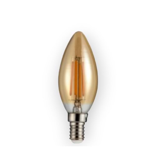 NOAS YL92-1010 4W 1800K E14 DUY C35 RUSTİK AMPUL