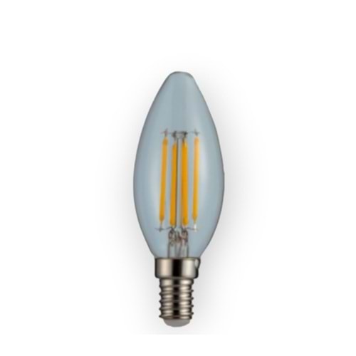 NOAS YL92-1112 4W 3000K ŞEFFAF CAM C35 RUSTİK AMPUL