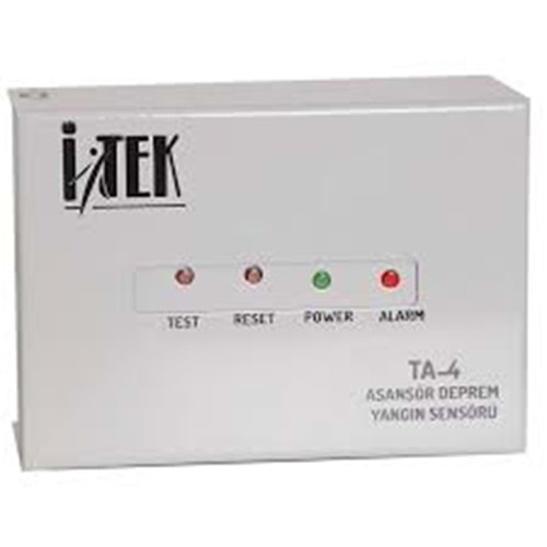 İTEK TA-4 ASANSÖR DEPREM YANGIN SENSÖRÜ- TAMMY-4 DEPREM CİHAZI
