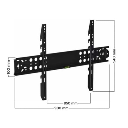 VT 100 S SABİT 42''-100'' LCD/LED TV KİLİTLİ DUVAR ASKI APARATI