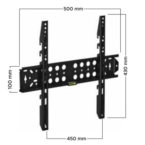 VT 40 S SABİT 32''-55'' LCD/LED TV KİLİTLİ DUVAR ASKI APARATI