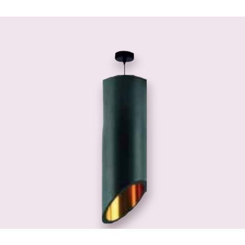 ERKLED ERK2730 ALUMINYUM GÖVDE SİYAH SLIM SARKIT ARMATÜR