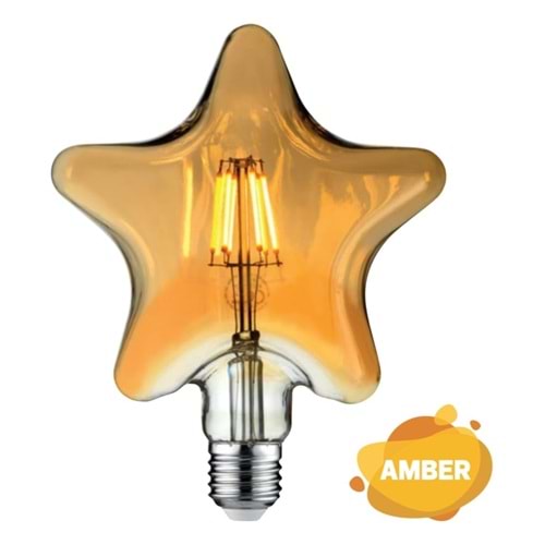 HOROZ RUSTIC STAR-6 001-031-0006 6W 2200K E27 DUY RUSTİK LED AMPUL