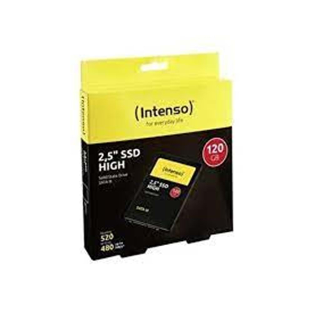 INTENSO 120GB 2.5* HİGH 520-480MB/S SATA III SSD(3813430)